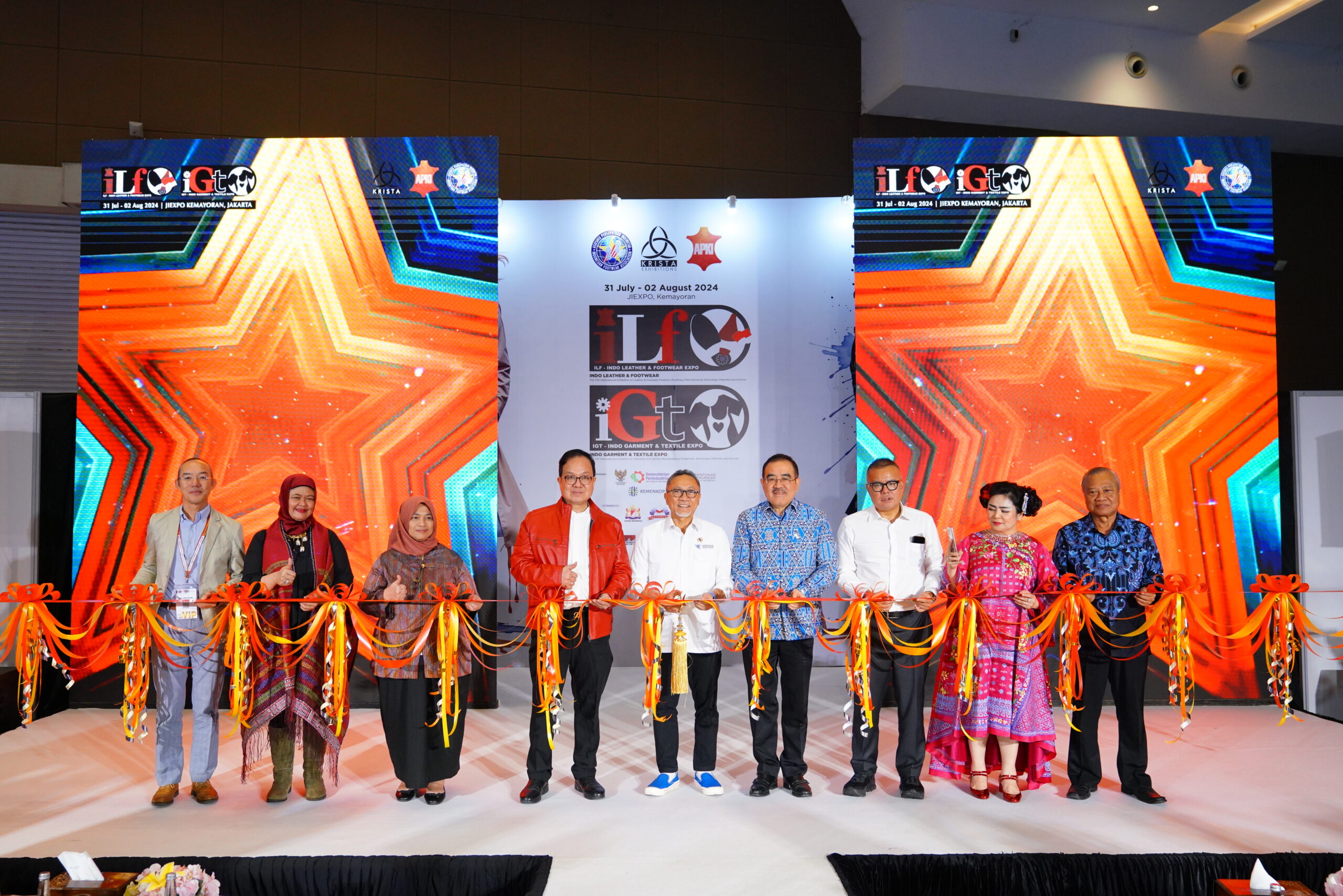 Opening Ceremony Indo Leather & Footwear (ILF) Expo. Foto: Krista Exhibition