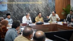 Menkop Budi Arie mengikuti Rakortas di Kantor Kemenko Pangan, Jakarta, Selasa (5/8).