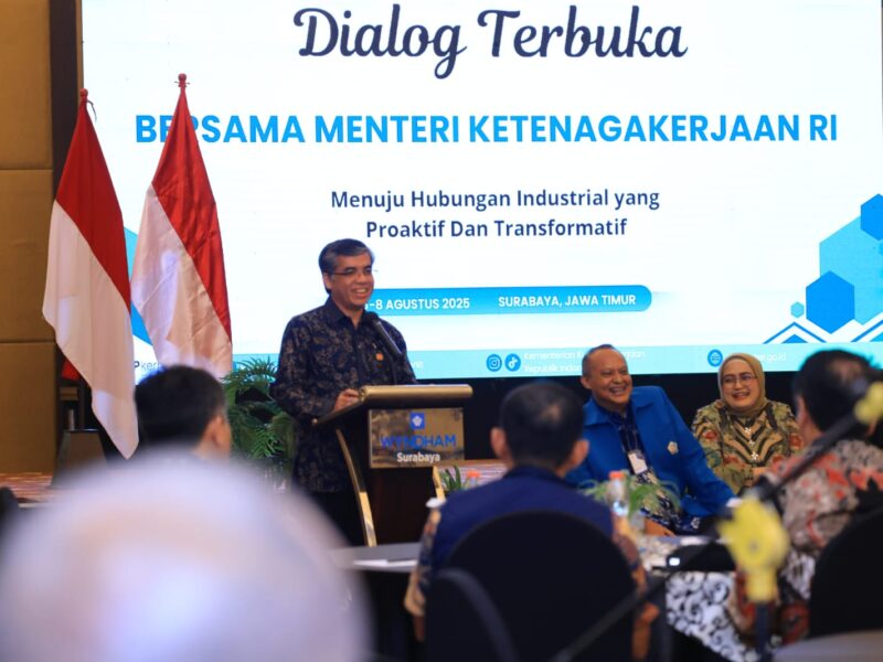 Bangun Budaya Kerja, Menaker Dorong Harmonisasi Hubungan Industrial