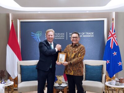 Indonesia–Selandia Baru Perkuat Kerja Sama Perdagangan dan Investasi
