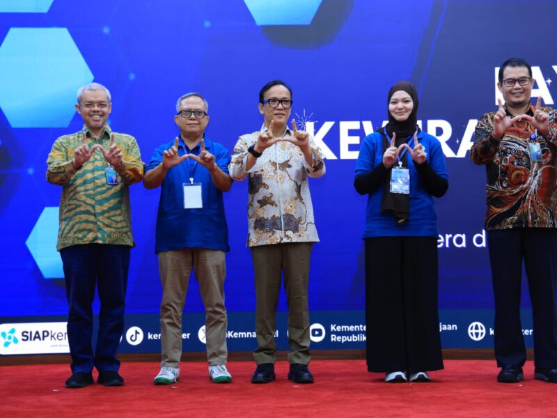 Kementerian Ketenagakerjaan secara resmi membuka Layanan Kewirausahaan 2025 guna mendorong terciptanya lapangan kerja baru. Kegiatan ini berlangsung di Balai Perluasan Kesempatan Kerja (BPKK) Bekasi, Jawa Barat, Kamis (14/8/2025).