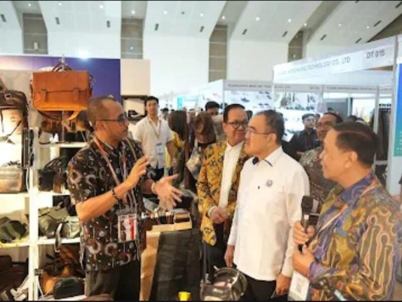 Pembukaan Indo Leather & Footwear (ILF) dan Indo Garment Textile (IGT) Expo 2025. Foto: Gema/Peluang