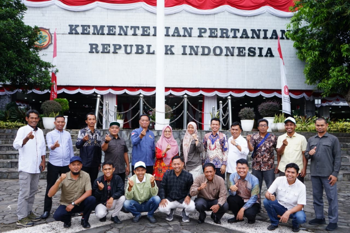 Acara Ramah Tamah Teladan Bidang Pertanian di Kantor Pusat Kementerian Pertanian (Kementan).
