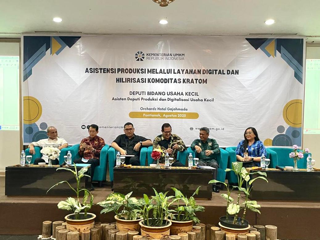Kementerian UMKM Genjot Hilirisasi dan Digitalisasi Kratom Kalbar untuk Tembus Pasar Global