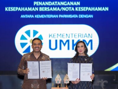MoU UMKM-Pariwisata, 25,6 Juta Pekerja dan Ekonomi Daerah Jadi Taruhan