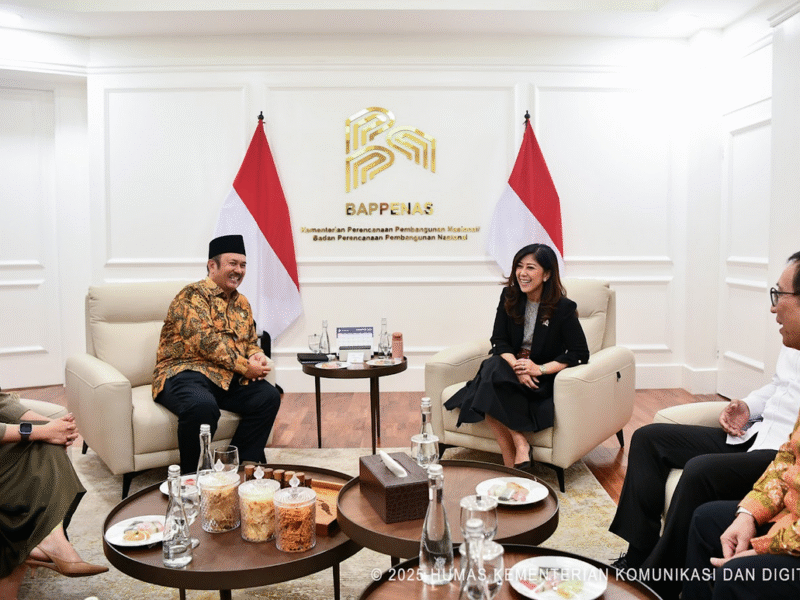 Rapat Dewan Pengarah Satu Data Indonesia 2025 di Kantor Kementerian PPN/Bappenas, Jakarta Pusat.
