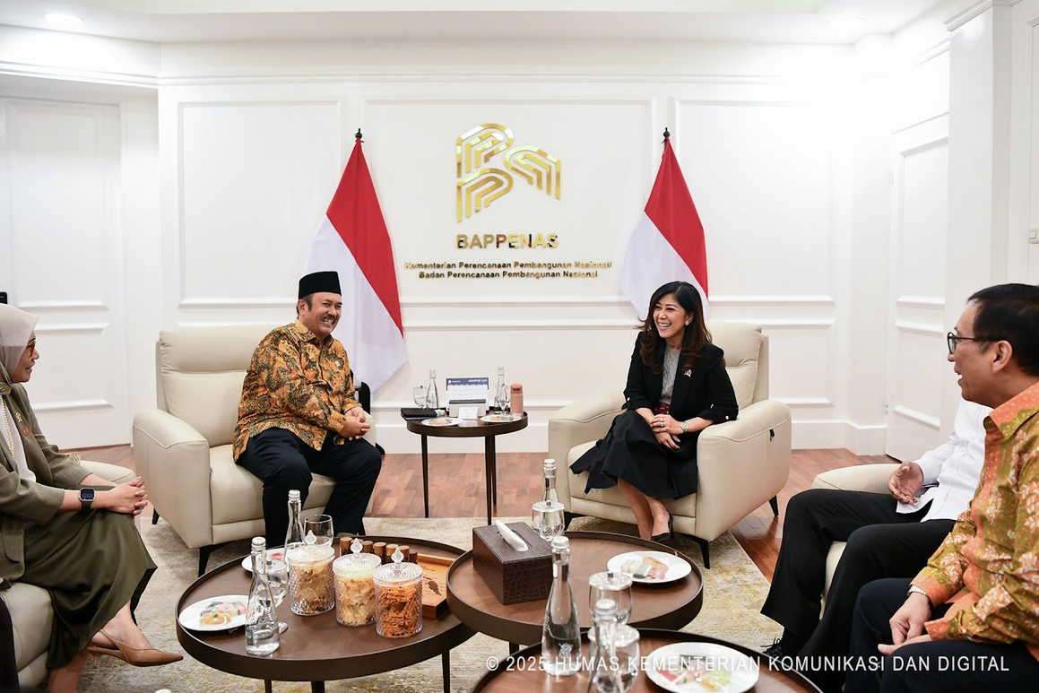 Rapat Dewan Pengarah Satu Data Indonesia 2025 di Kantor Kementerian PPN/Bappenas, Jakarta Pusat.
