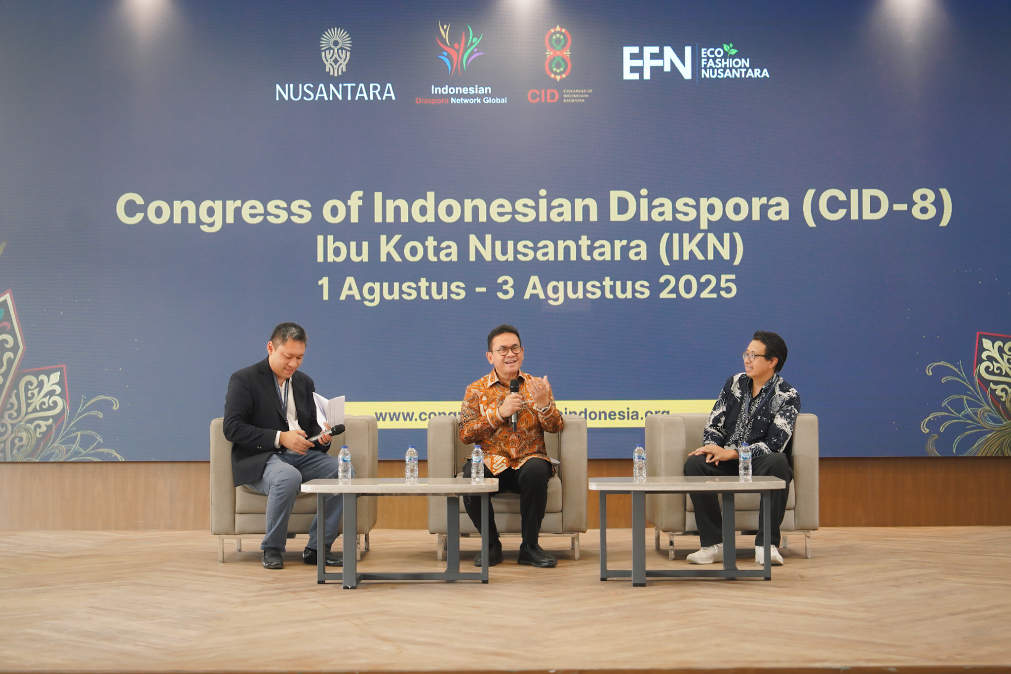 Menteri Perdagangan, Budi Santoso menjadi pembicara utama pada kongres diaspora Indonesia (Congress of Indonesian Diaspora/CID) ke-8 yang diselenggarakan di Ibu Kota Nusantara, Kalimantan Timur, Jumat (1 Agt).