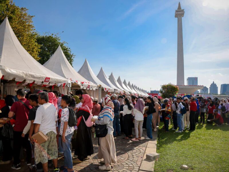 Pesta Rakyat HUT RI ke-80 di Monas: 500 Ribu Porsi Kuliner Gratis, UMKM Raup Manfaat Ekonomi