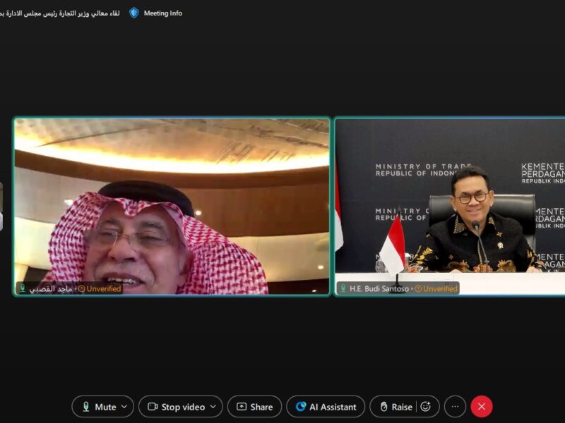 RI-Arab perkuat perdagangan.