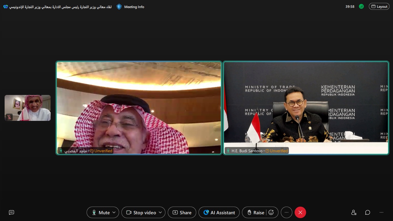 RI-Arab perkuat perdagangan.