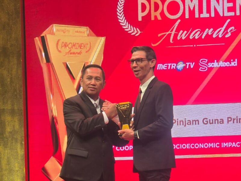 Koperasi Guna Prima Dana Bali Raih 2 Penghargaan di Prominent Awards 2025