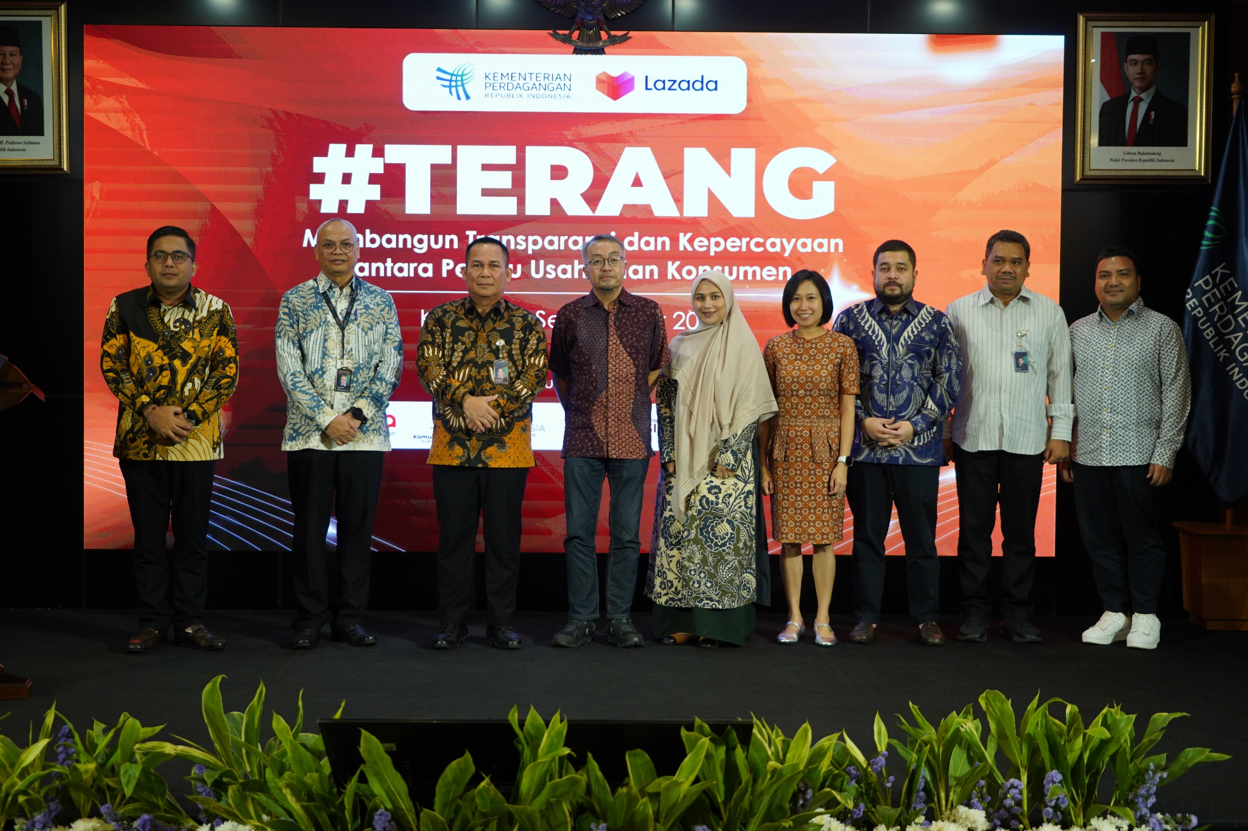 lokakarya bertajuk “TERANG: Membangun Transparansi dan Kepercayaan antara Pelaku Usaha dan Konsumen” yang berlangsung di Auditorium Kemendag, Jakarta, Kamis (11/9).