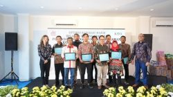 Penandatanganan nota kesepahaman antara Koperasi Kana dan Kopdes/Kel Merah Putih dalam program Koperasi Manis. Foto: Gema/Peluang