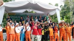 Dengan mengusung tema *“The Next Chapter of Negeri di Awan: Literasi Hijau”*, Maybank melanjutkan program Gerakan Literasi Negeri di Awan yang diluncurkan tahun lalu. Foto: ratih