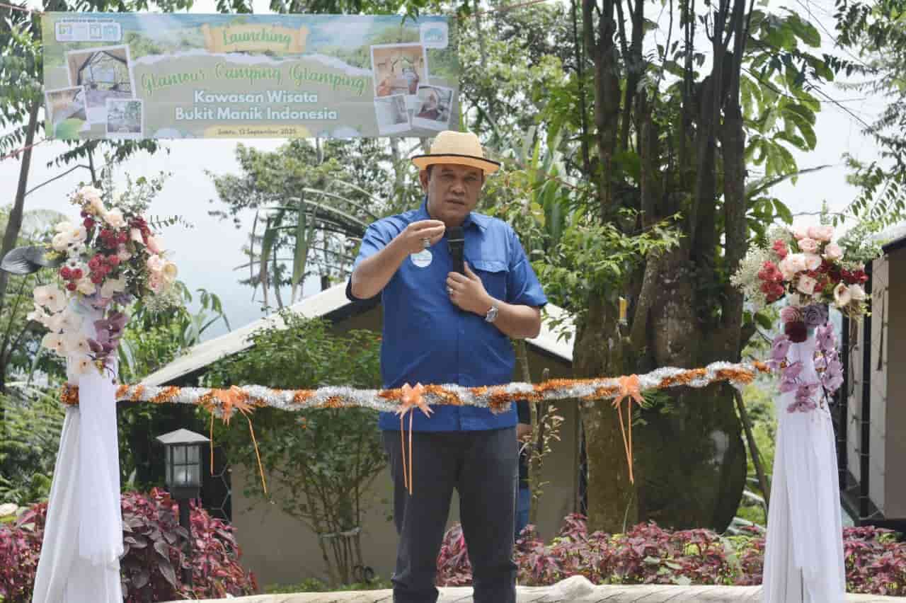 Presiden Direktur Koperasi BMI Group, Kamaruddin Batubara, menegaskan bahwa kehadiran Glamping merupakan langkah nyata koperasi untuk memberikan manfaat kepada anggota.. Foto: Ist