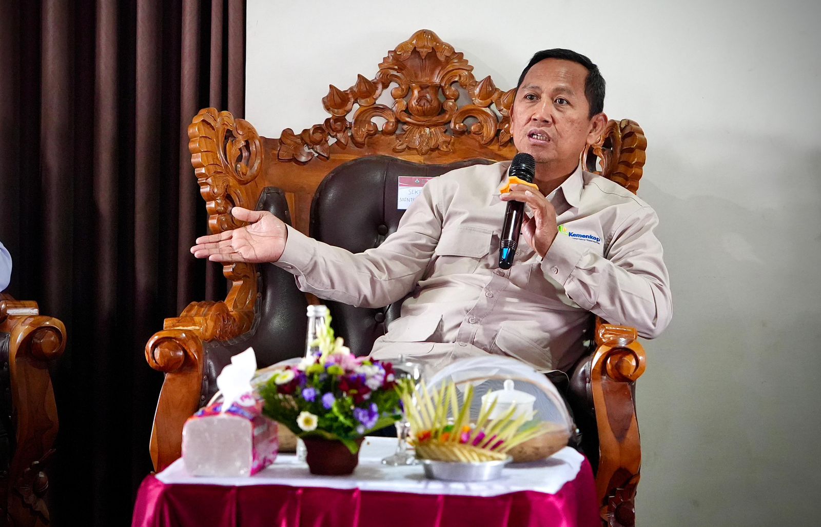 Sekretaris Kemenkop Ahmad Zabadi.