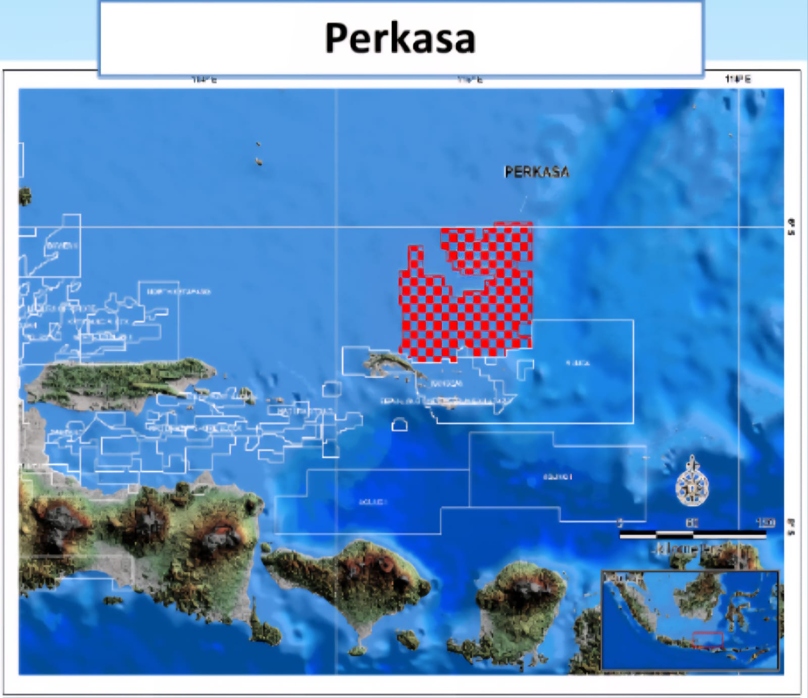 WK Perkasa berada di lepas pantai Jawa Timur dengan perkiraan cadangan sekitar 228 juta barel minyak (Millions Barrel Oil/MMBO) atau 1,3 triliun kaki kubik gas (Trillion Cubic Feet/TCF). Foto: esdm