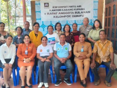 CU Lanamona Timor Leste Studi Banding Pengelolaan Koperasi di KSP Kopdit Pintu Air