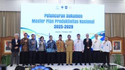 Peluncuran Dokumen Master Plan Produktivitas Nasional 2025–2029 di Kantor Kementerian PPN/Bappenas, Jakarta, Selasa (7/10/2025).