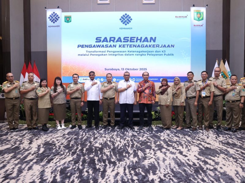 Wakil Menteri Ketenagakerjaan, Afriansyah Noor, menegaskan pentingnya peran pengawas ketenagakerjaan sebagai ujung tombak dalam menjaga sistem ketenagakerjaan nasional.