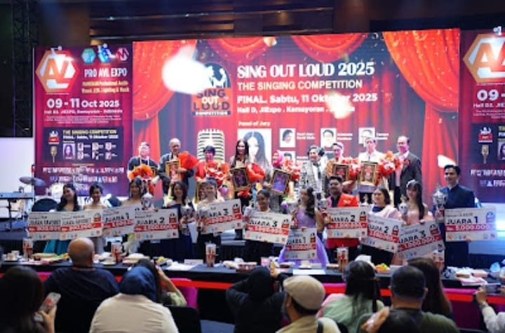 Ajang kompetisi vokal bergengsi SING OUT LOUD 2025 sukses mencuri perhatian publik dengan menampilkan deretan talenta terbaik dari berbagai daerah di Indonesia.