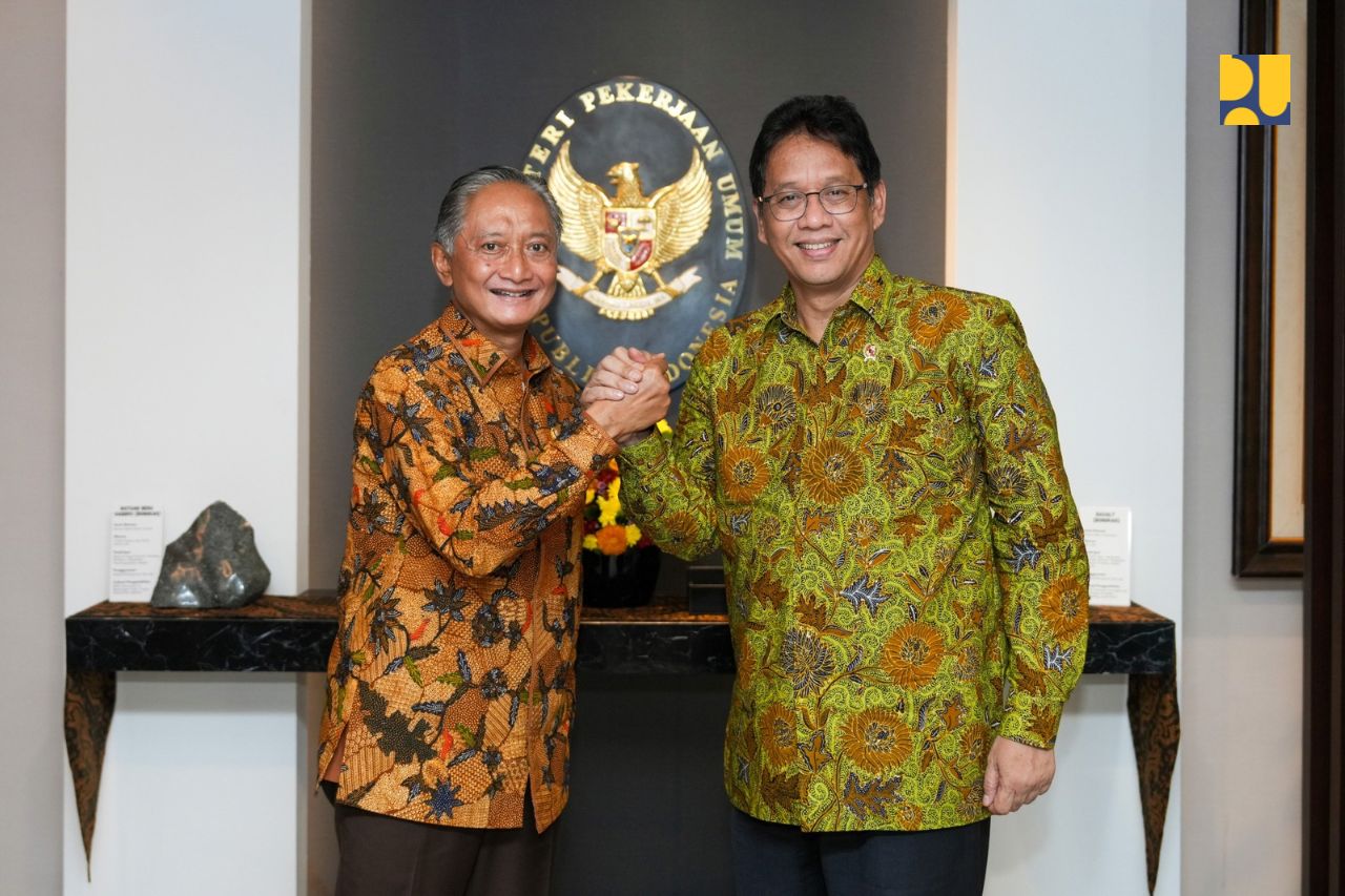 Menkeu Purbaya dan Menteri PU Dody Hanggodo.
