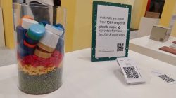 Robries Polymer Sheet (RPS), produk kreatif karya PT Siklus Karya Global yang mengubah pandangan dunia terhadap sampah plastik.
