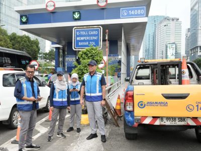 Tujuh Gerbang Tol Dalam Kota Kembali Beroperasi Normal Usai Terbakar