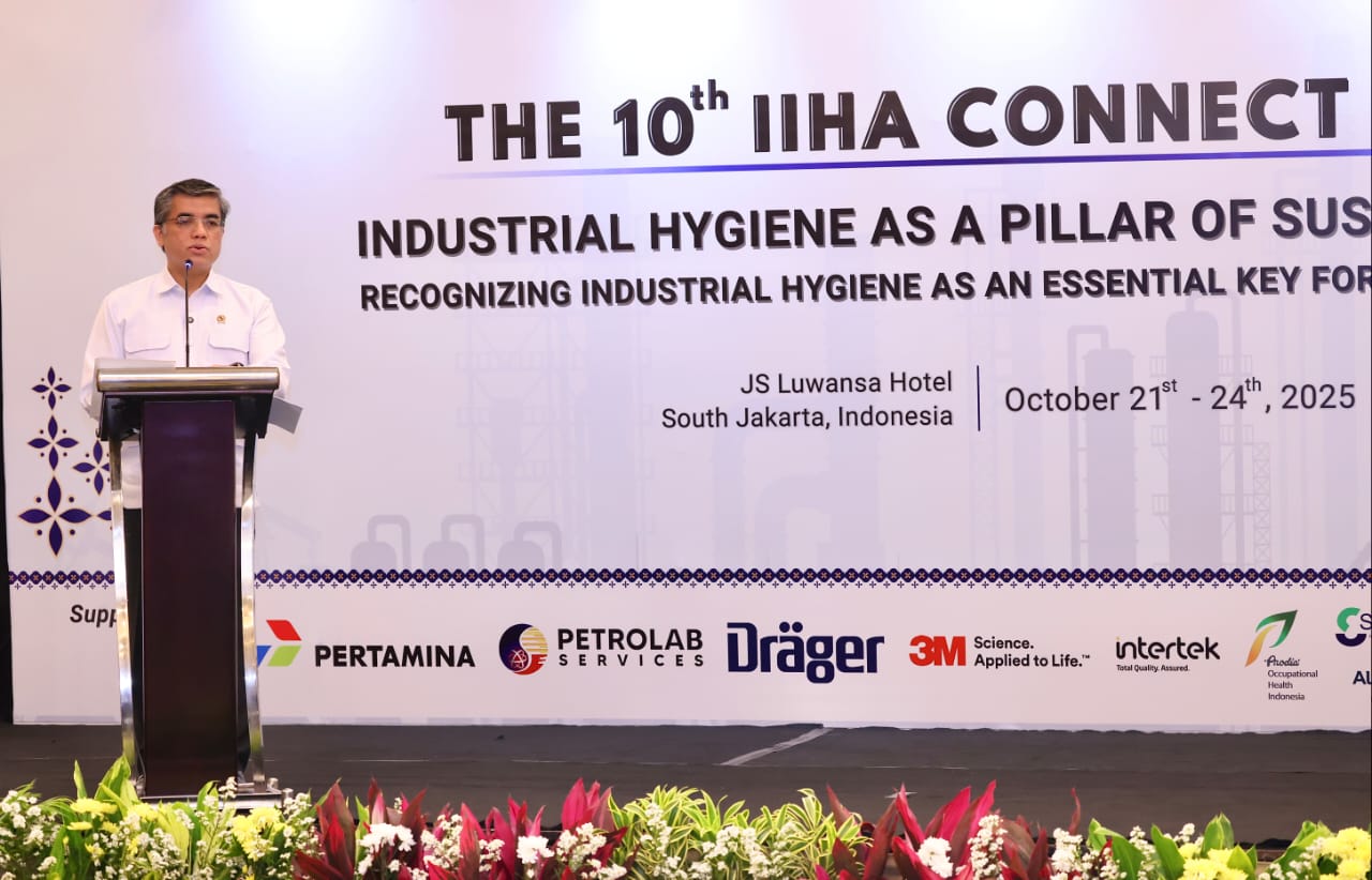 Kegiatan The 10th IIHA Connect 2025 yang diselenggarakan oleh Indonesian Industrial Hygiene Association (IIHA)