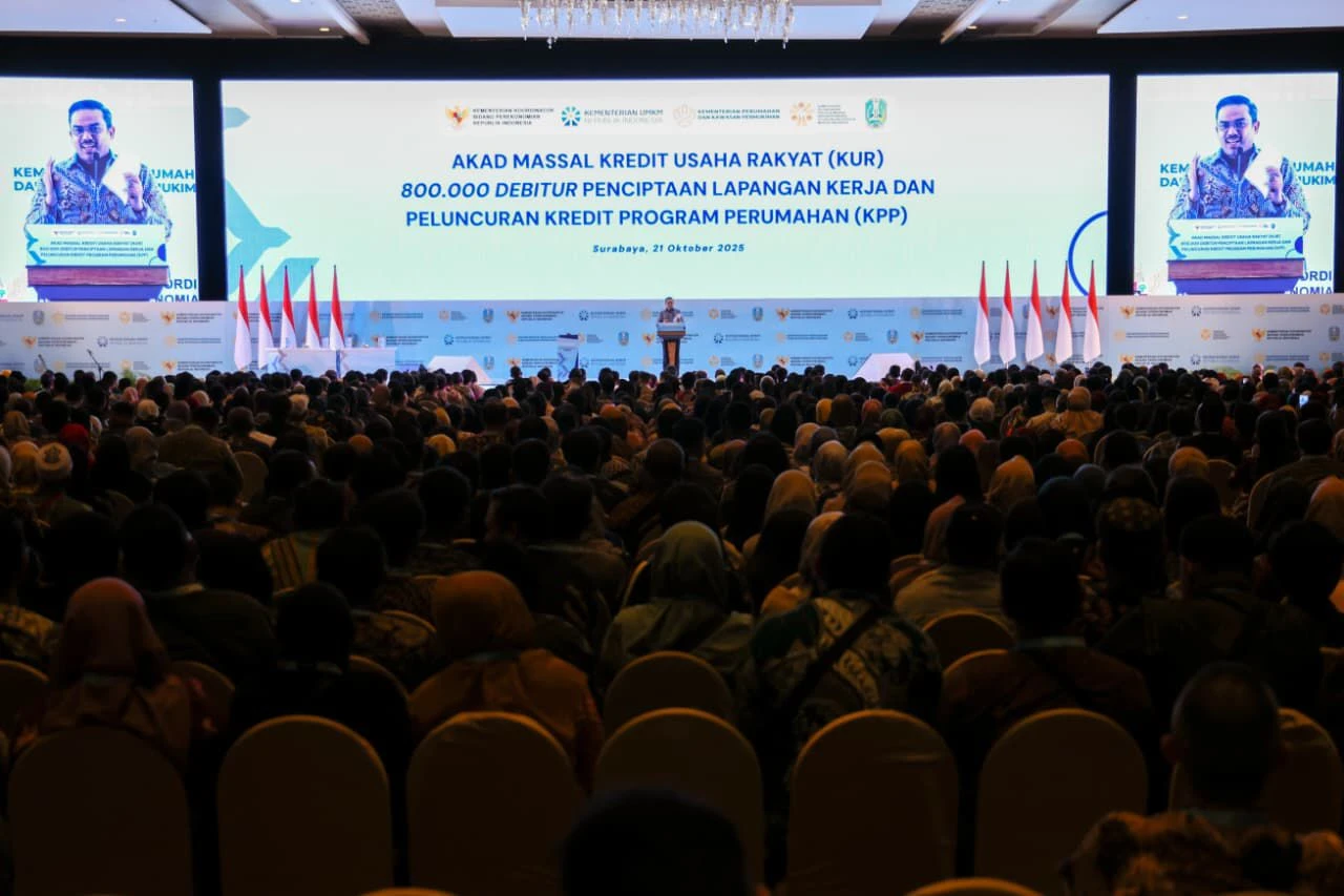 Akad Massal KUR 800.000 Debitur Digelar, Menteri UMKM Optimistis Lapangan Kerja Makin Luas