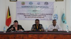 KSP Pintu Air Beri Seminar Nasional Strategi Pengelolaan Koperasi di Timor Leste