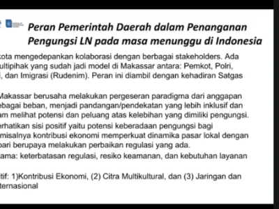 BRIN Tekankan Kolaborasi Lintas Sektor dalam Solusi Pengungsi di Indonesia
