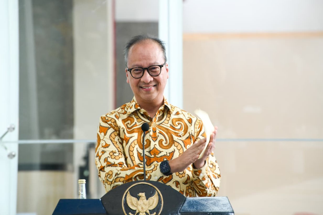 Menperin Agus Gumiwang Kartasasmita.