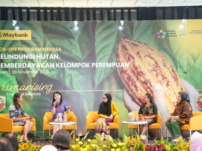 Peluncuran ‘Program pemberdayaan kelompok petani kakao perempuan di Kampung Merasa, Kabupaten Berau, Kalimantan Timur’ di Jakarta, Kamis (26/11). Foto: Gema/Peliang