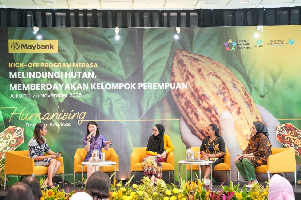 Peluncuran ‘Program pemberdayaan kelompok petani kakao perempuan di Kampung Merasa, Kabupaten Berau, Kalimantan Timur’ di Jakarta, Kamis (26/11). Foto: Gema/Peliang