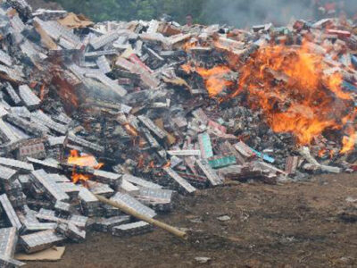 Hampir 1 Miliar Batang Rokok Ilegal Sudah Musnah