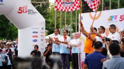 Kadin DKI Jakarta menggelar puncak perayaan HUT ke-58 pada Minggu (30/11) dengan mengadakan fun walk atau jalan santai dari Balai Kota DKI menuju Bundaran HI, Jakarta Pusat.