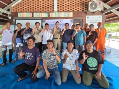 Pelatihan Budidaya Ikan Bandeng Sasar Karang Taruna Pulau Kelapa