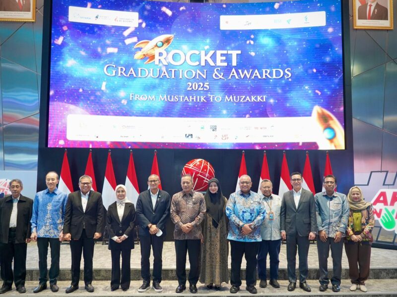 acara Graduation and Awarding Rocket Youthpreneur 2025 yang digelar di Main Hall Bursa Efek Indonesia (BEI).