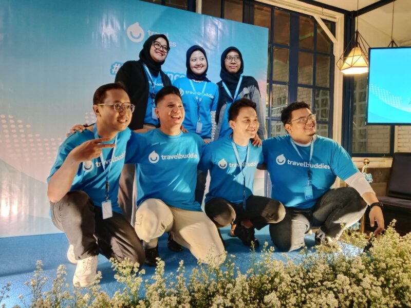 Travel Buddies resmi meluncurkan aplikasi mobile sekaligus memperkenalkan identitas visual baru yang lebih modern dan dinamis. Foto: Ratih/Peluang