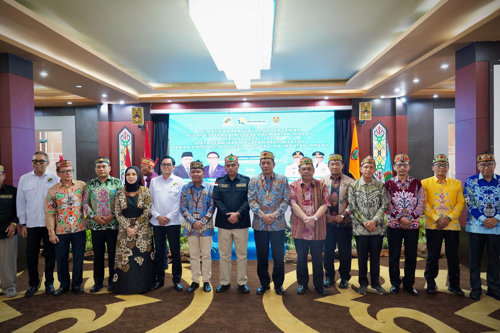 Musyawarah Wilayah (Muswil) Dewan Koperasi Indonesia Wilayah (Dekopinwil) Kalimantan Tengah, di Aula Jayang Tinggang, Palangkaraya, Minggu (14/12). 