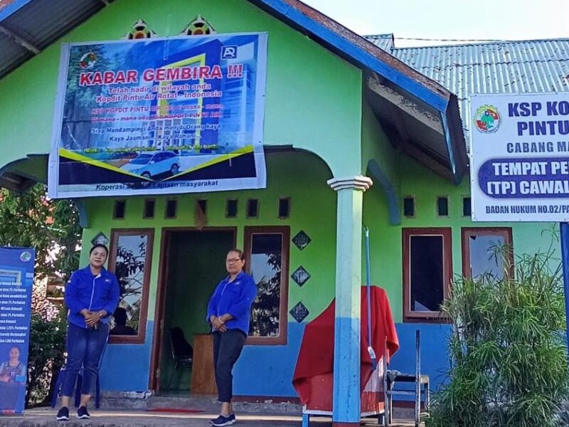 Kopdit Pintu Air Cabang Maumere resmi membuka Tempat Pelayanan (TP) di Pulau Palue, Kabupaten Sikka.