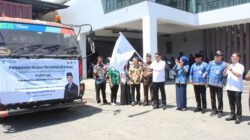 Dua kontainer kopi produksi PT Taman Delta Indonesia resmi dilepas dari Semarang untuk memulai perjalanan ekspor menuju Mesir.