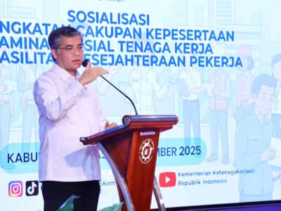 Menaker Soroti Peran Jamsos Dorong Produktivitas