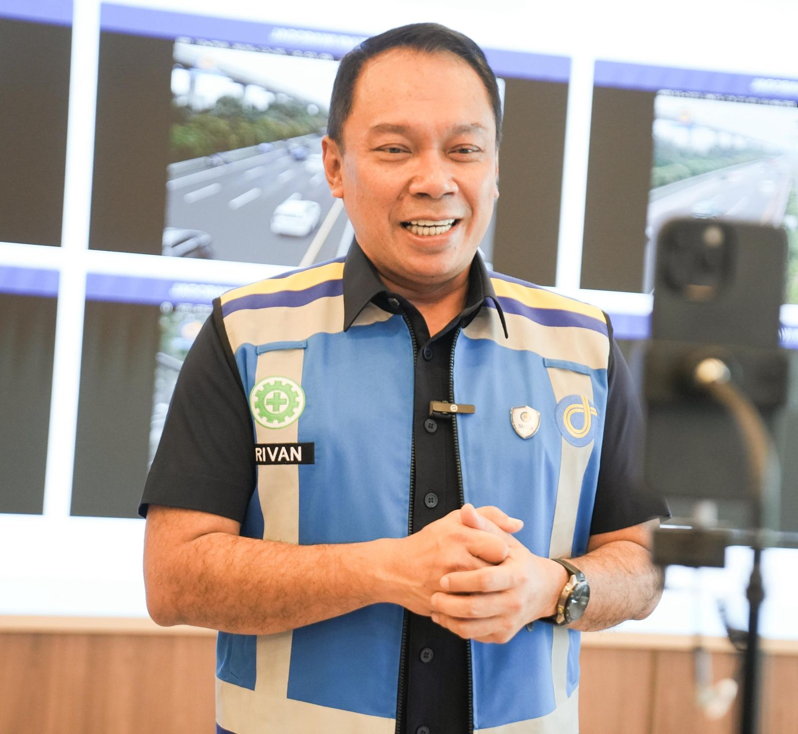 Direktur Utama Jasa Marga Rivan A. Purwantono. 