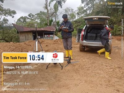 BRIN Lakukan Survei dan Pemetaan Dampak Banjir dan Longsor Sumatra