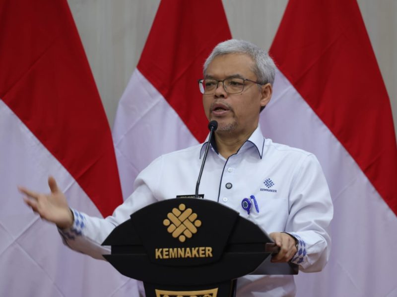 Sekretaris Jenderal Kementerian Ketenagakerjaan (Kemnaker) Cris Kuntadi