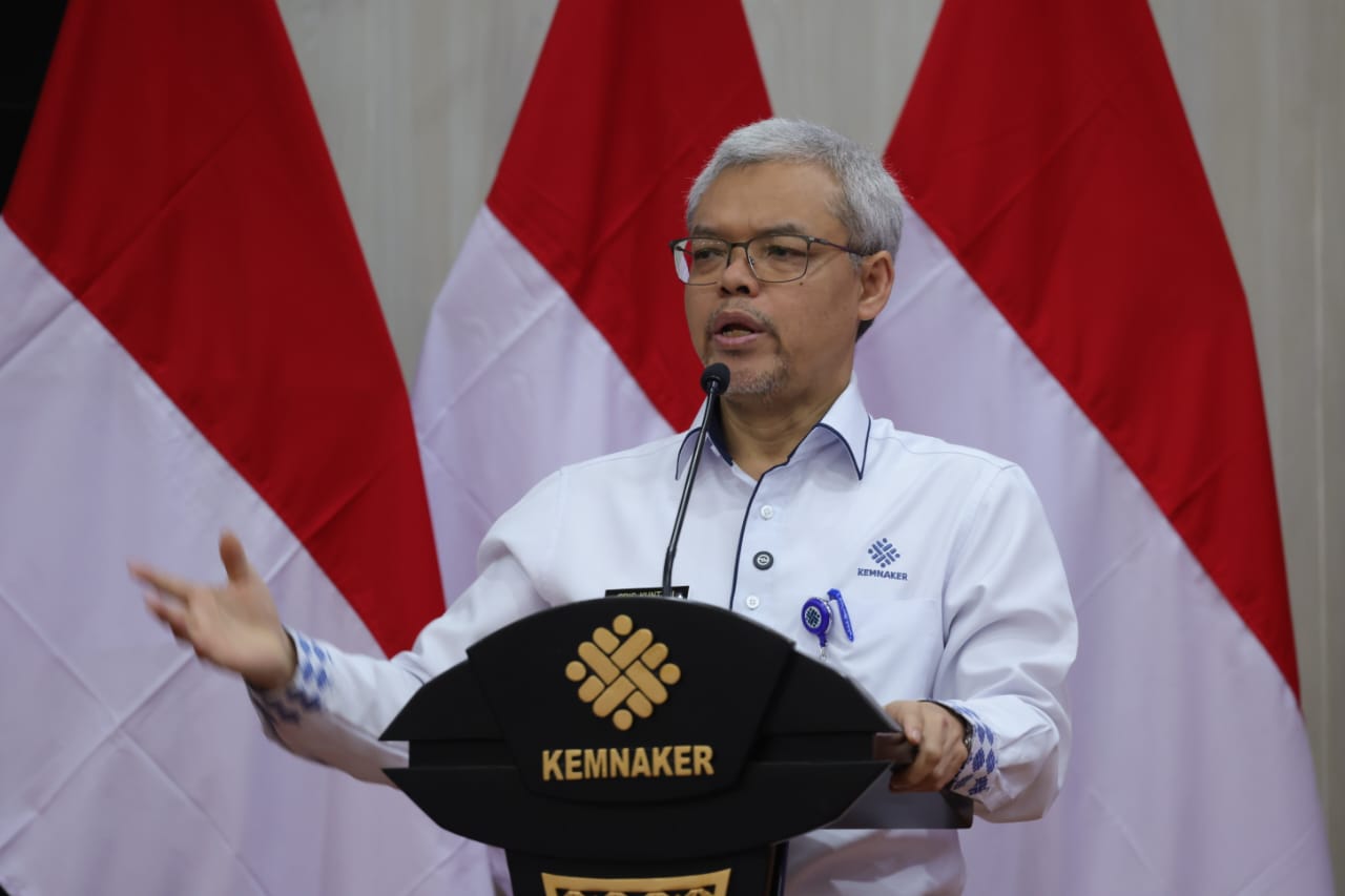 Sekretaris Jenderal Kementerian Ketenagakerjaan (Kemnaker) Cris Kuntadi 
