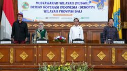 Musyawarah Wilayah Dewan Koperasi Indonesia (Dekopin) Provinsi Bali, Sabtu (13/12/2025).